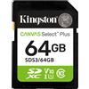 Kingston SD 64GB CANVAS SELECT PLUS SDS3 64GB