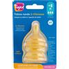 NUK Tigex Round tettarelle in lattice | 3 velocit | anti coliche | 6+ m QKSI
