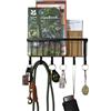 simplywire - Portalettere e portachiavi - Montaggio a parete - 6 ganci -