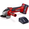 Einhell SMERIGLIATRICE ANGOLARE FLEX FRULLINO A BATTERIA EINHELL TC-AG 18/115 Li 1 X 4Ah