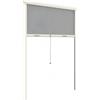 BricoShop24 Zanzariera a Rullo Verticale 80x160 Riducibile in Alluminio Avorio