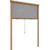 BricoShop24 Zanzariera a Rullo Verticale 80x160 Riducibile in Alluminio Bronzo