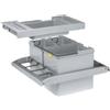Franke Sorter - Pattumiera Vario 60, 56 x 39 x 48,3 cm, colore: Grigio