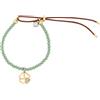 THUN Bracciale con perline colorate e pendente quadrifoglio