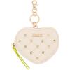 THUN Portachiavi astuccio cuore con borchie, burro