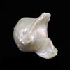 Senza marchio Natural Japan South Sea 14,81x14,15x12,70 mm barocco forato bianco Keshi Pearl