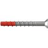 Fischer Viti per Calcestruzzo UltraCut FBS II 8x80 15/- SK R con Testa Svasata, in Acciaio Inox per Fissaggio su Cemento, Regolabili, per Zona Sismica C1 e C2, 50 pz