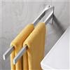 ALOCEO Porta Asciugamani Bagno, Barra per asciugamani Acciaio Inox,
