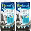 BIOKAT'S 2x8L BIOKAT'S Diamond Care Multicat lettiera per gatti lettiera a grumi carbo...
