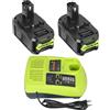 Dongguan Tengwei Power New Energy Co., L REACELL 2X 18V 5.5Ah P108 Batteria di Ricambio per Ryobi Batteria 18V +