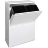 Arregui Basic CR601-B Pattumiera Differenziata 4 Scomparti | 4x 17L (68L)