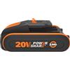 WORX Batteria agli ioni di litio PowerShare WA3639 20V 2.0Ah con