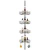 FIISAYL Mensola Doccia Telescopic Porta Sapone Bagno Acciaio Inossidabile