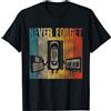 Design classico 80, s 70, s Tee Divertente Never Forget Floppy Disk VHS e cassette Maglietta