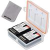 Batmax DMW-BLF19 DMW-BLF19E - Batteria con custodia per batteria e memory