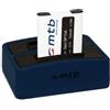 mtb more energy Batteria + Caricabatteria doppio (USB) EA-BP70A per Samsung PL20, PL80,