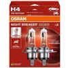 OSRAM H4 12V 60/55W P43t NIGHT BREAKER SILVER Faro per auto 64193NBS-2HB TWIN
