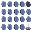 Does not apply Feltrini Teflon per Mobili Con Chiodo, 42 Pezzi 19Mm Cuscinetti Scivoli in PTFE,