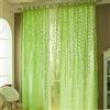 🌿 Tenda Tulle Foglie Verdi Elegante Moderna Trasparente 200x100