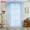🌿 Tenda Tulle Foglie Verdi Elegante Moderna Trasparente 200x100