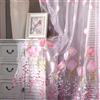 🌿 Tenda Tulle Foglie Verdi Elegante Moderna Trasparente 200x100