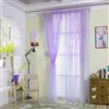 🌿 Tenda Tulle Foglie Verdi Elegante Moderna Trasparente 200x100