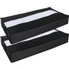 Cassettiera Sotto Il Letto, 2 Pezzi Contenitore Sottoletto Pieghevole,100X50X15C