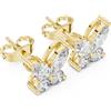 Senza marchio Orecchini TCW 1,1 Ct Natural VVS1 D Diamond Marquise Promise in oro 14k sopra