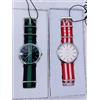 H2x Coppia Orologi Unisex H2X Lui/Lei PxLVKRB 39mm Acciaio/ Tela Scontatissimo Nuovo
