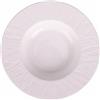 Villa d'Este Home Tivoli 1996 VdE Tivoli 1996 Set 3 Piatti Fondi in Porcellana Horeca, Ø 23,7 x h. 4,5 cm, Colore Panna