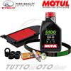 Motul - NGK - Bando Tagliando KYMCO Agility 200 R16 2010-2015 / Kit Olio Motul 5100 10W40 Sintetico