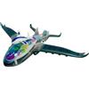 giocoscuolaregalo Aereo Giocattolo con Luci Suoni e Movimento Mistero Bump & Go Aereoplano Jet