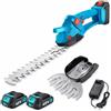 Tagliasiepi Con 2 Batteria Taglia Siepi Tagliasiepi 2 Batteria Taglia Siepi Rifinitore Taglierba Tosare Cesoia Forbici