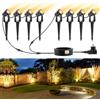NIORSUN Faretto LED Faretti da Giardino Bianco Caldo 3000K Impermeabile IP67