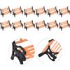 brand new Set panca modello treno dettagliato e accurato 12 pz per modellazione tavolo sab