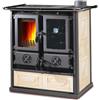 Nordica Cucina legna 7,9kW ROSETTA 5.0 VST.16 Ceramica Panna 5 stelle