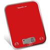 Moulinex Bilancia da Cucina Digitale Elettronica 5 kg Display LCD Rosso Optiss