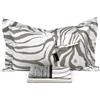 Roberto Cavalli Lenzuola Roberto Cavalli Frame Zebrage Completo letto matrimoniale puro raso