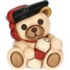 THUN, Bomboniera Teddy Laurea in Ceramica Decorata a Mano, Versione mBnU