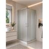 MEGI BOX DOCCIA MEGI angolare SATINATO 6MM cabina h195cm 70x70 70x90 80x80 70x120