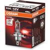 OSRAM H4 12V 60/55W P43t SUPER Lampadina faro auto 30% piu luce 64193SUP Singola