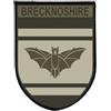 patch toppe toppa bandiera camo Brecknockshire chiusura a strappo