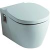 Ideal Standard - Connect, WC sospeso con copriwater avvolgente con chiusura rallentata, Bianco