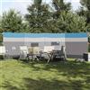 vidaXL Frangivento Campeggio Grigio Arancione 366x152x152 Impermeabile vidaXL