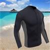 Top muta da uomo/donna, giacca muta in neoprene da 2 mm manica lunga muta con