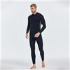 Top muta da uomo/donna, giacca muta in neoprene da 2 mm manica lunga muta con