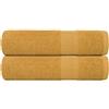 vidaXL Asciugamani da Bagno FROGN 10 pz Crema 100x150cm 360 g/m² vidaXL