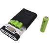 Shenzhen Pincheng Lianchuang Technology Power Bank - Caricatore da 8000 mAh (2000 mAh x 4), 2 USB, 5 V2 A,