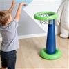 Canestro da Basket Gonfiabile per Bambini Base Stabile per Giardino, Cameretta