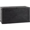 Multibox Wood Baule Da 420L Multiuso 120X56X63H Cm Portaoggetti Da Giardino, Fin